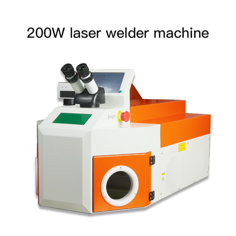 200W laser welding machine for gold & silver jewelry repair environmentally friendly welding