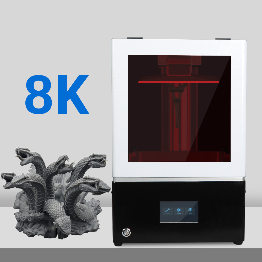 8K 3D printer LCD high resolution fast speed printing UV LCD 3D printer