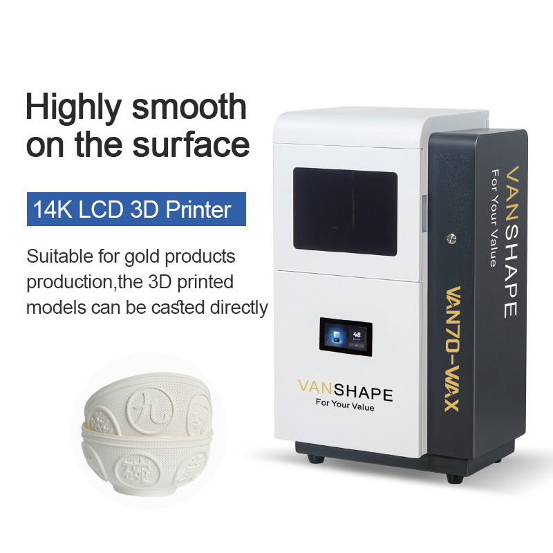 LCD 14K 3D printer high definition 3D printer for jewelry design dentistry and industrial use