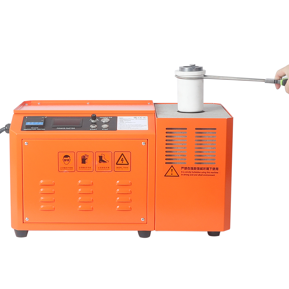 2KG Mini Induction Gold Melting Furnace - Continuous Operation