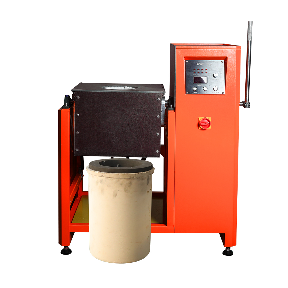 Semiconductor 12KG Tilting Gold Melting Machine with High-Power Induction Heating